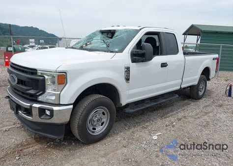 2021 Ford F-250 Xl из США, поврежденный, VIN 1FT7X2B67MEC09798